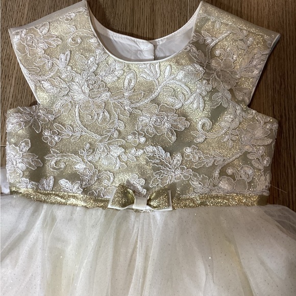 JONA MICHELLE Cream Lace Girls Formal Dress – Size‎ 5 - Picture 2 of 9